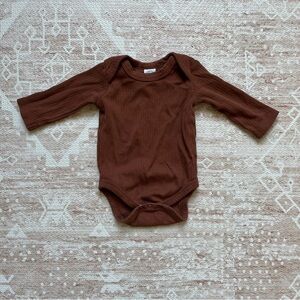 Ribbed Long Sleeve Bodysuit